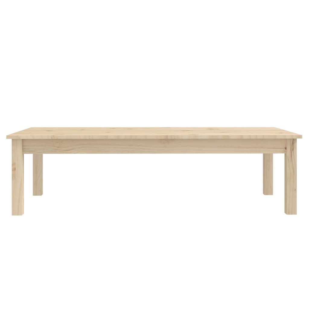 Tavolino da Salotto 110x50x30 cm Legno Massello di Pino