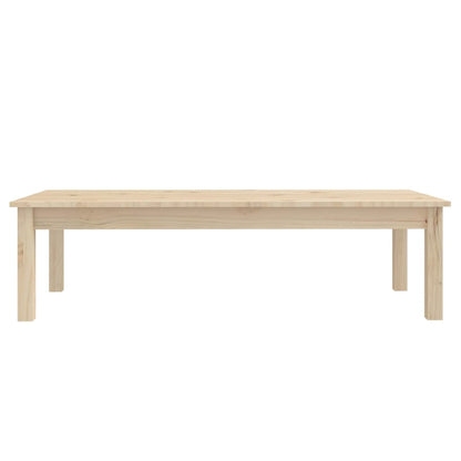 Tavolino da Salotto 110x50x30 cm Legno Massello di Pino