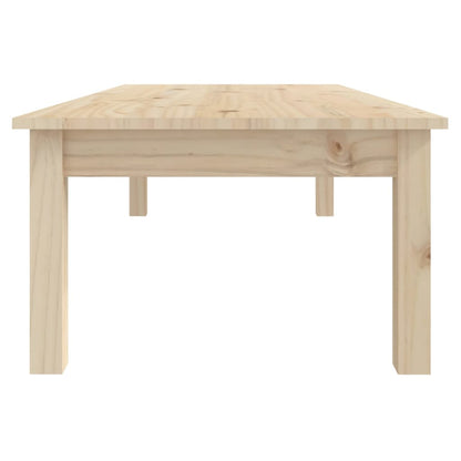 Tavolino da Salotto 110x50x30 cm Legno Massello di Pino