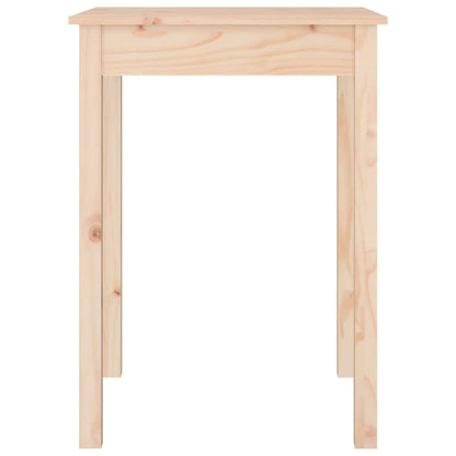 Tavolo da Pranzo 55x55x75 cm in Legno Massello di Pino
