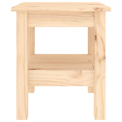 Tavolino da Salotto 35x35x40 cm Legno Massello di Pino