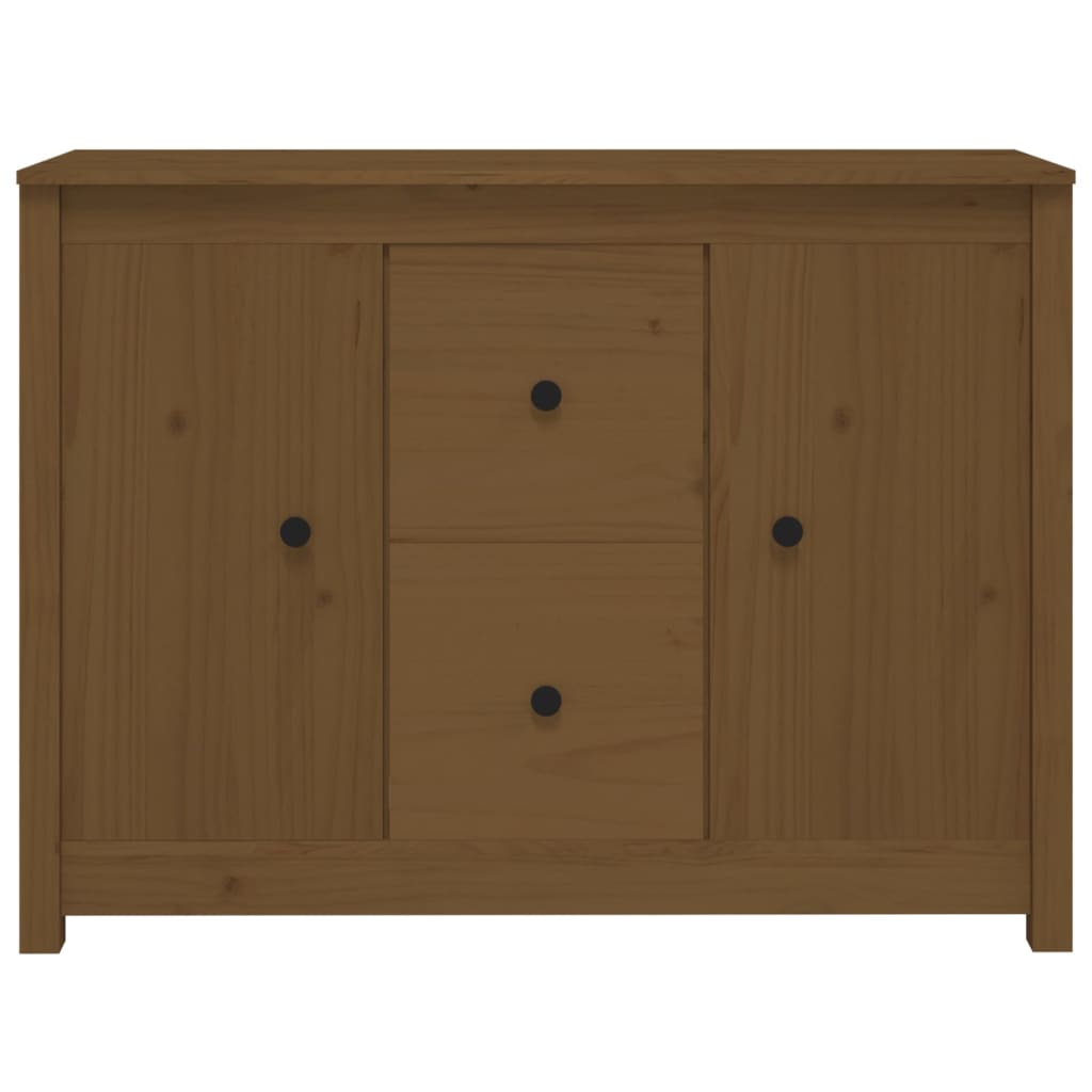 Credenza ambra 100x35x74 cm in Legno Massello di Pino