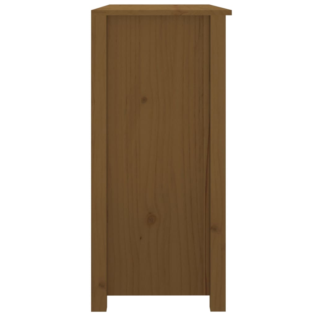 Credenza ambra 100x35x74 cm in Legno Massello di Pino