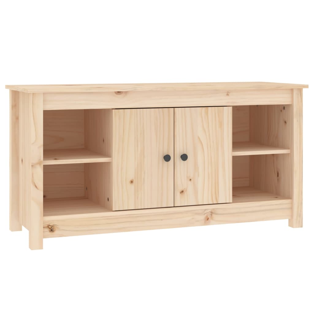 Mobile Porta TV 103x36,5x52 cm in Legno Massello di Pino