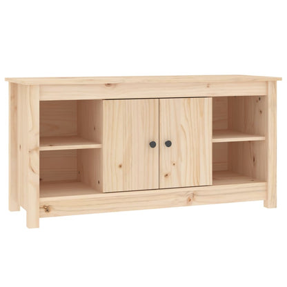 Mobile Porta TV 103x36,5x52 cm in Legno Massello di Pino