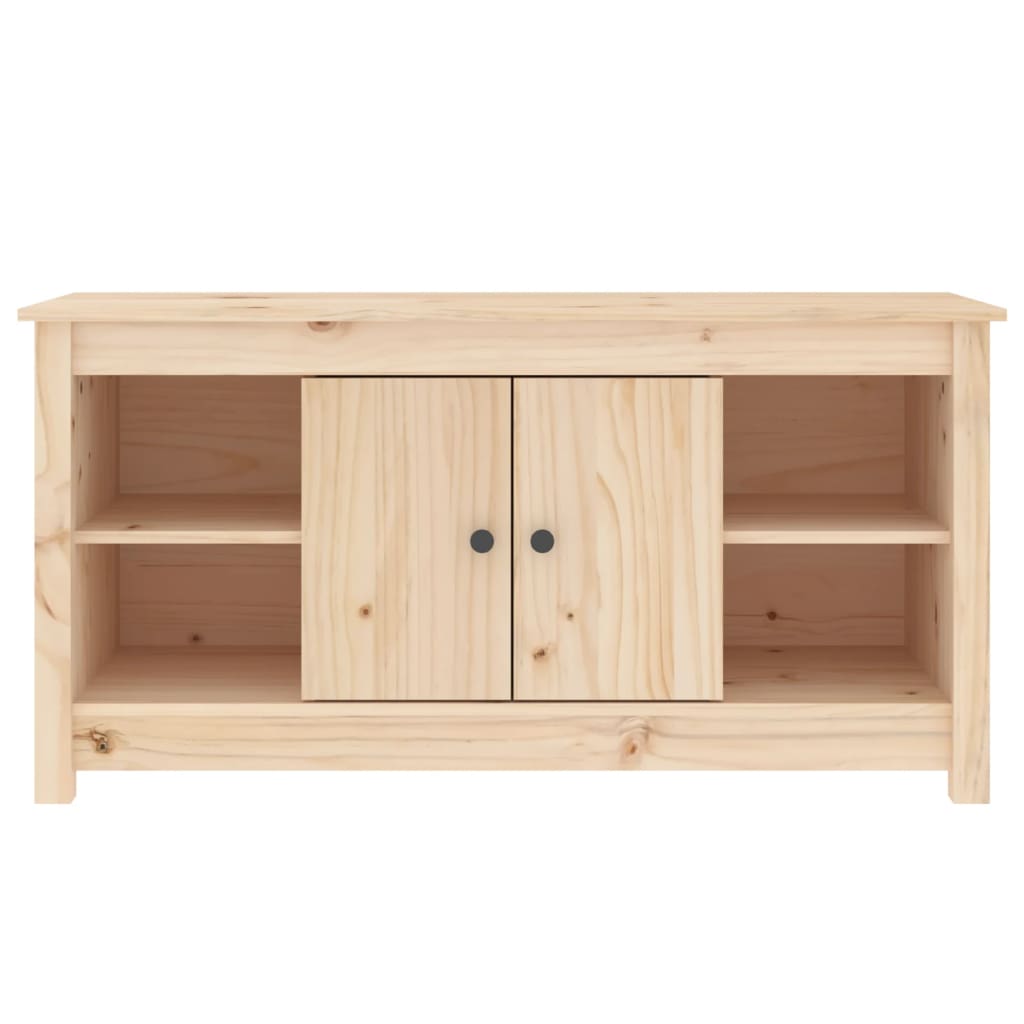 Mobile Porta TV 103x36,5x52 cm in Legno Massello di Pino