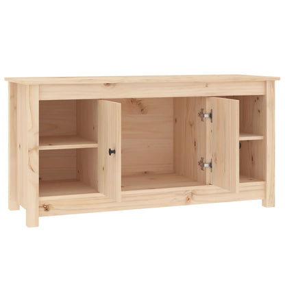 Mobile Porta TV 103x36,5x52 cm in Legno Massello di Pino