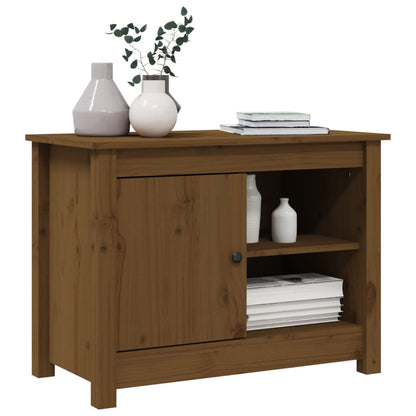 Mobile Porta TV ambra 70x36,5x52 cm in Legno Massello di Pino