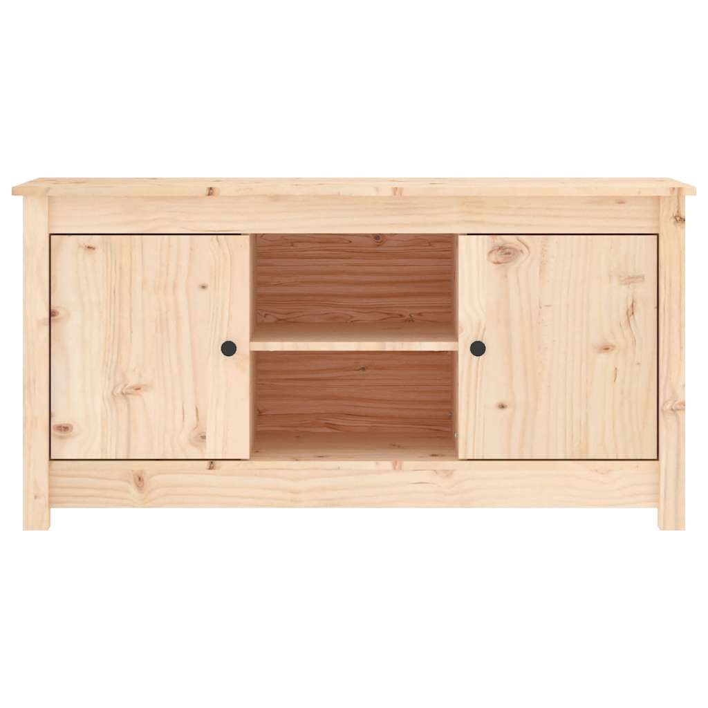 Mobile Porta TV 103x36,5x52 cm in Legno Massello di Pino