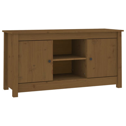 Mobile Porta TV Ambra 103x36,5x52 cm in Legno Massello di Pino