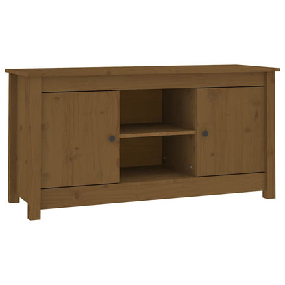 Mobile Porta TV Ambra 103x36,5x52 cm in Legno Massello di Pino