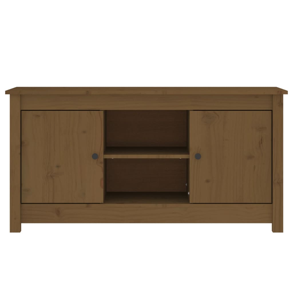 Mobile Porta TV Ambra 103x36,5x52 cm in Legno Massello di Pino