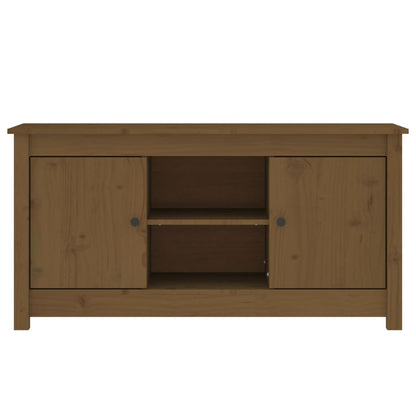 Mobile Porta TV Ambra 103x36,5x52 cm in Legno Massello di Pino