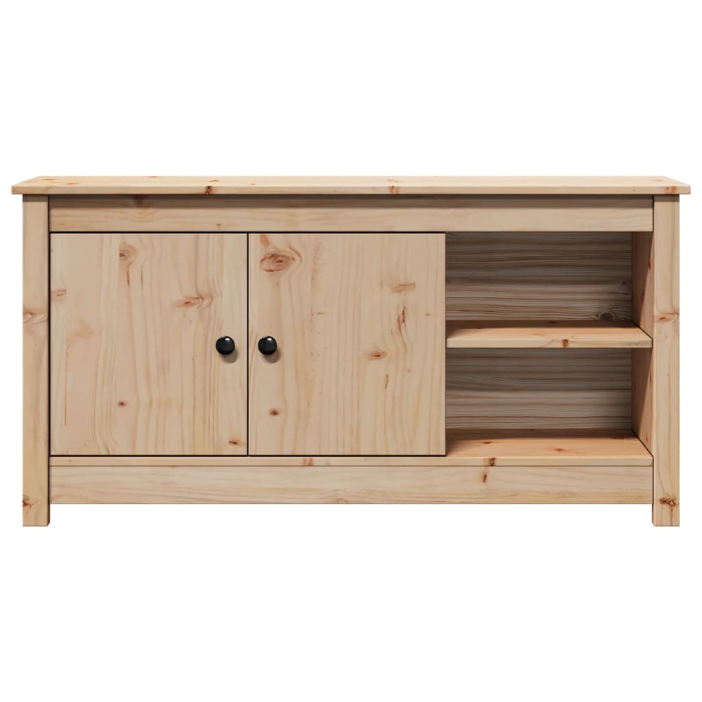 Mobile Porta TV 103x36,5x52 cm in Legno Massello di Pino