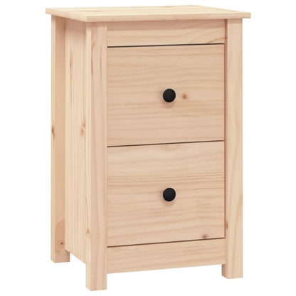 Comodino 40x35x61,5 cm in Legno Massello di Pino