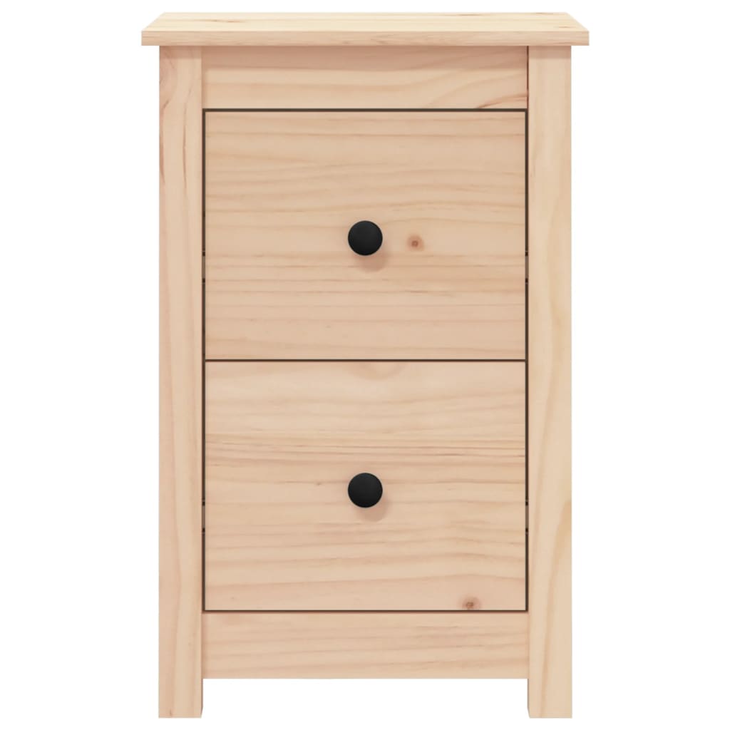 Comodino 40x35x61,5 cm in Legno Massello di Pino