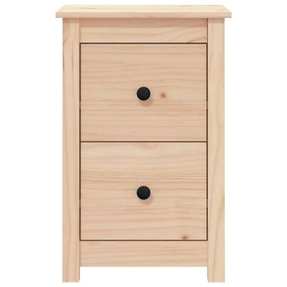 Comodini 2 pz 40x35x61,5 cm in Legno Massello di Pino