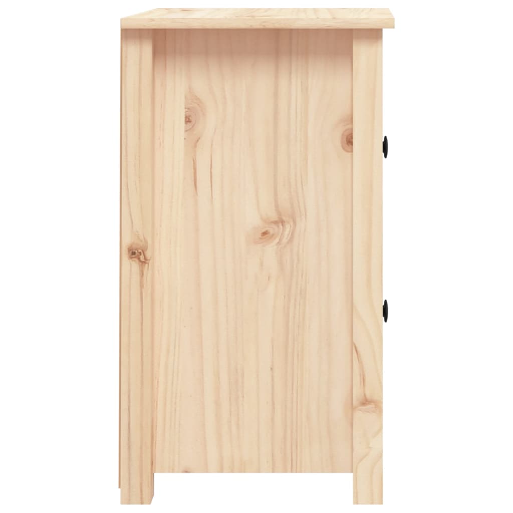 Comodini 2 pz 40x35x61,5 cm in Legno Massello di Pino