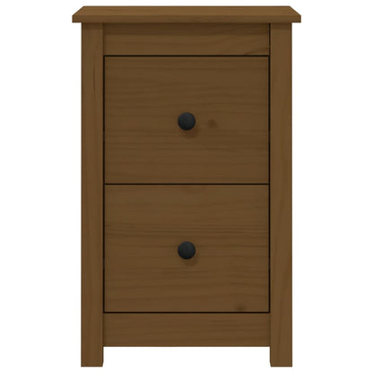 Comodino ambra 40x35x61,5 cm in Legno Massello di Pino