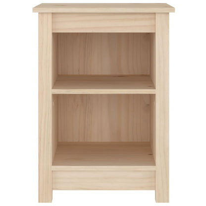 Comodino 40x35x55 cm in Legno Massello di Pino