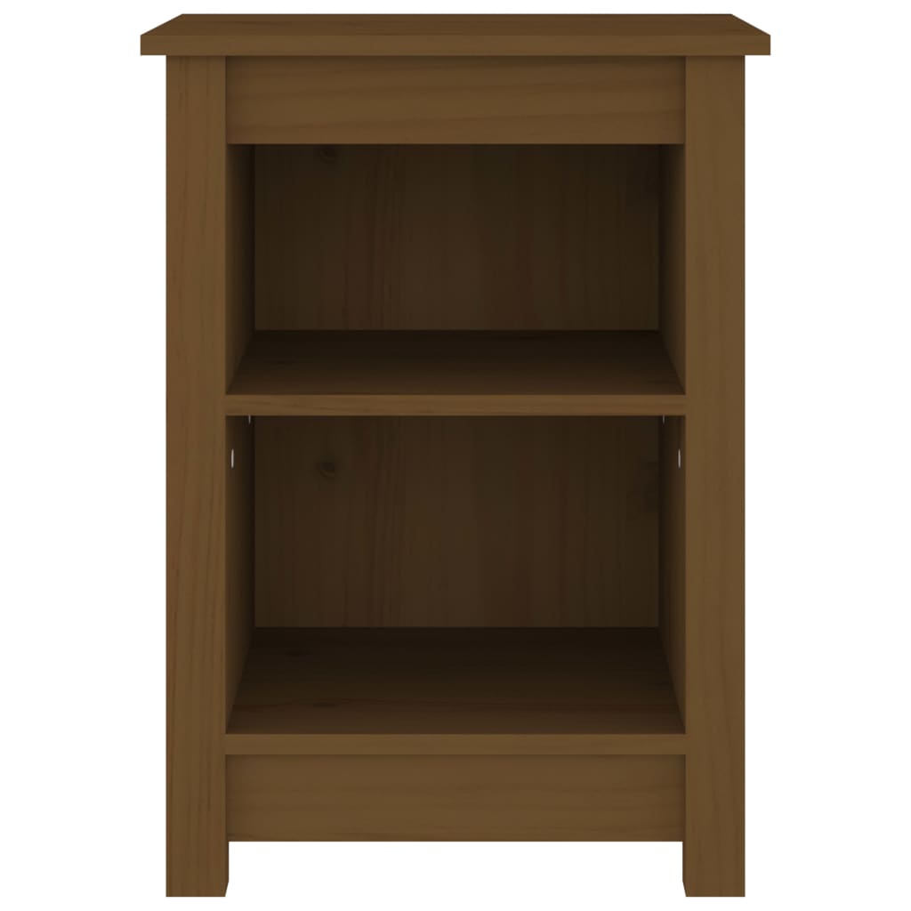 Comodini 2 pz ambra 40x35x55 cm in Legno Massello di Pino