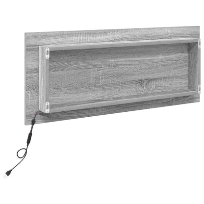 Specchio Grigio Sonoma 90 x 8,5 x 37 cm Legno multistrato