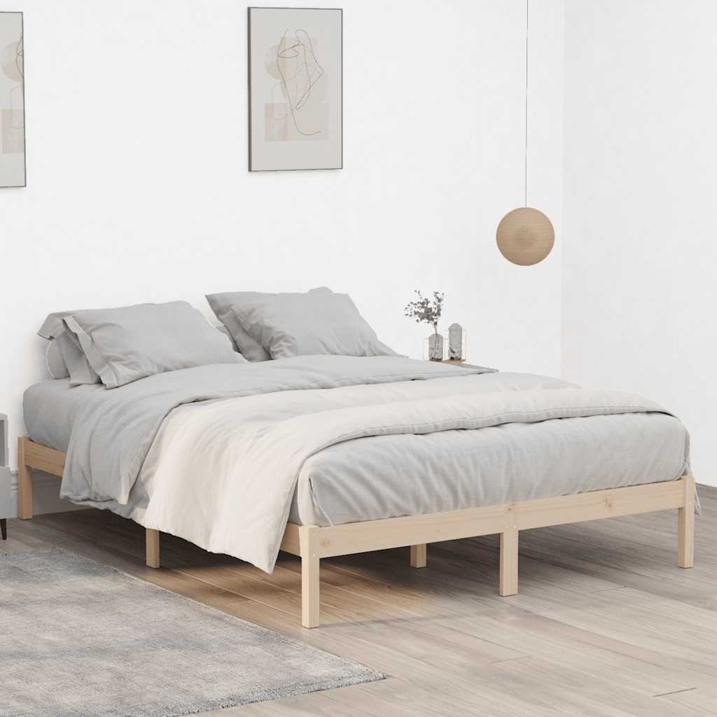 Giroletto senza Materasso 193x203 cm in Legno di Pino King