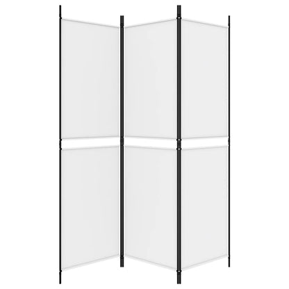 Divisorio a 3 Pannelli bianco 150x180 cm in Tessuto
