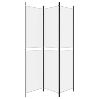 Divisorio a 3 Pannelli bianco 150x220 cm in Tessuto
