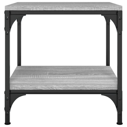 Tavolino da Salotto Grigio Sonoma 50x50x40 cm Legno Multistrato