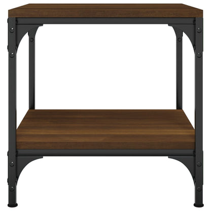 Tavolino da Salotto Rovere Marrone 50x50x40cm Legno Multistrato