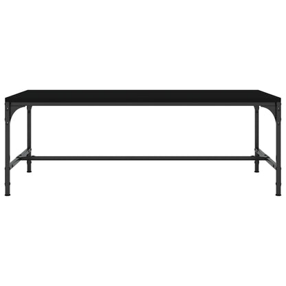 Tavolino da Salotto Nero 100x50x35cm Legno Multistrato