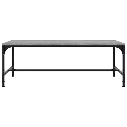 Tavolino da Salotto Grigio Sonoma 100x50x35cm Legno Multistrato
