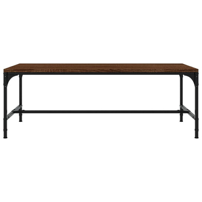 Tavolino da Salotto Rovere Marrone100x50x35cm Legno Multistrato