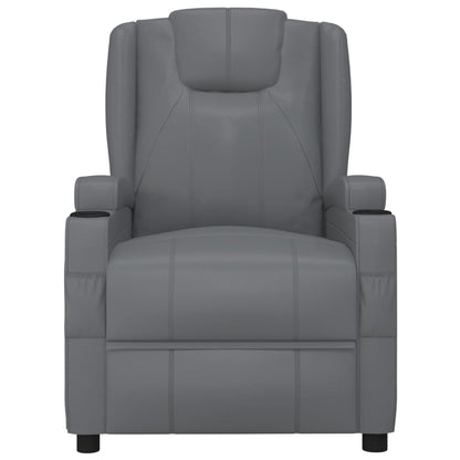 Poltrona Alzapersona grigio in Similpelle