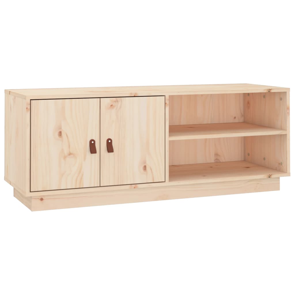 Mobile Porta TV 105x34x40 cm in Legno Massello di Pino