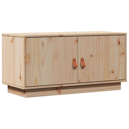 Mobile Porta TV 80x34x40 cm in Legno Massello di Pino
