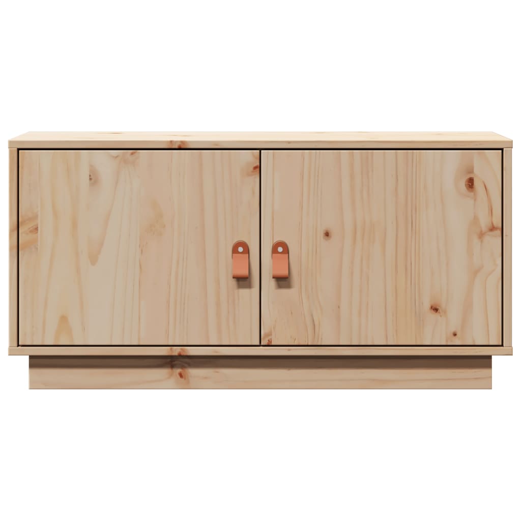 Mobile Porta TV 80x34x40 cm in Legno Massello di Pino