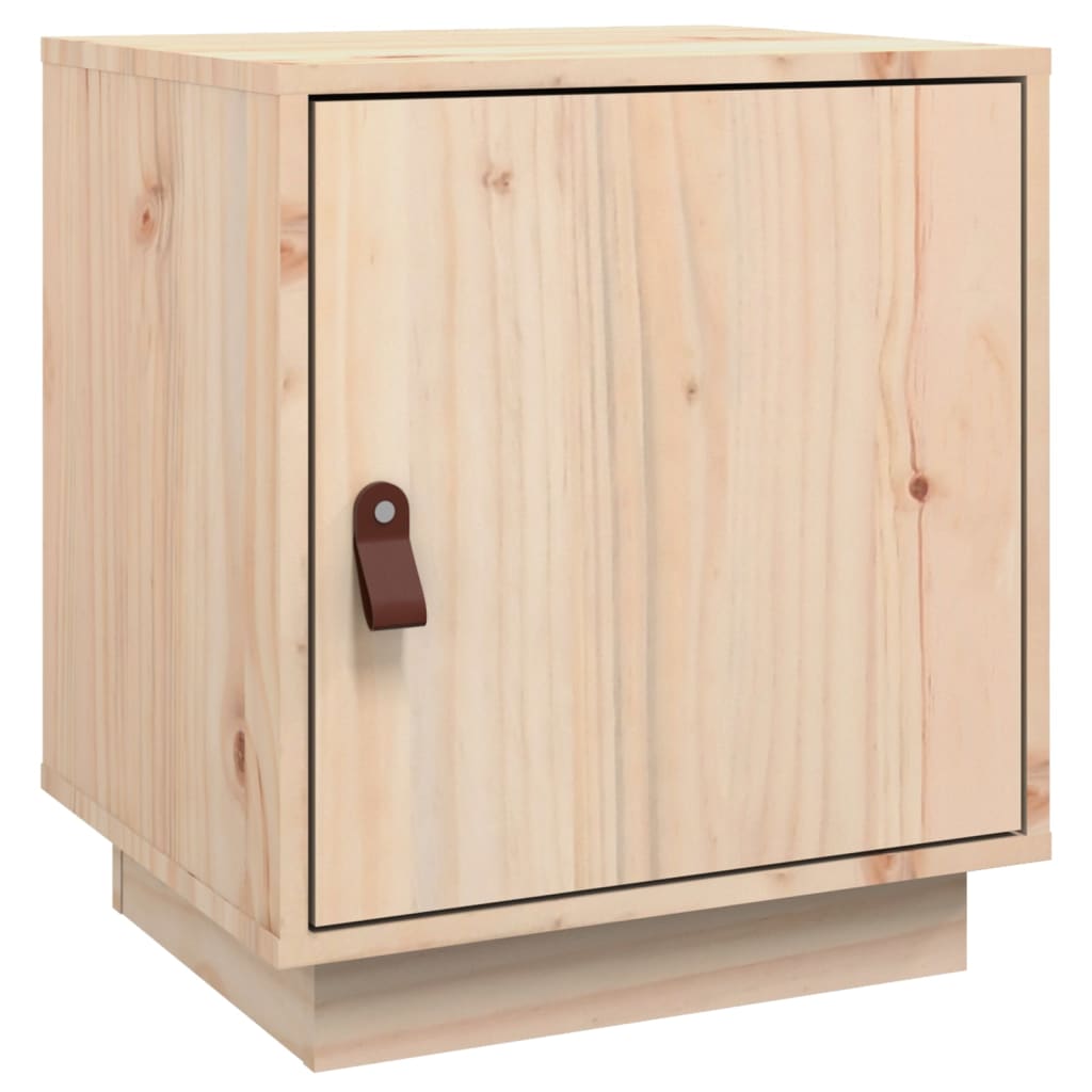 Comodino 40x34x45 cm in Legno Massello di Pino