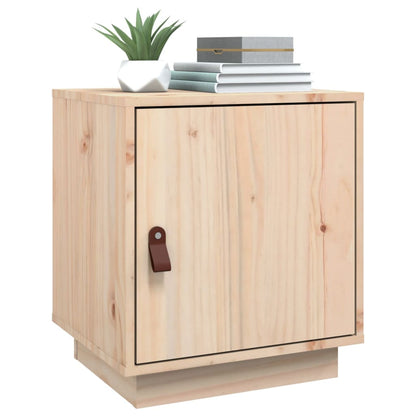 Comodino 40x34x45 cm in Legno Massello di Pino