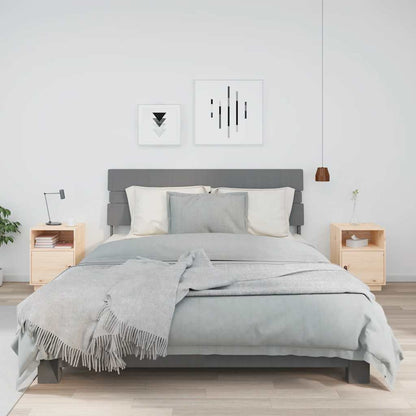 Comodini 2 pz 40x34x55 cm in Legno Massello di Pino