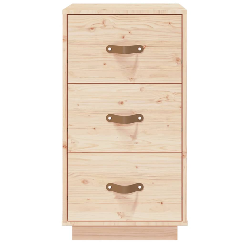 Comodino 40x40x75 cm in Legno Massello di Pino