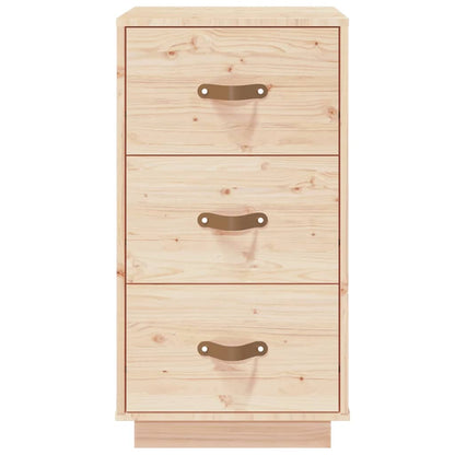 Comodino 40x40x75 cm in Legno Massello di Pino