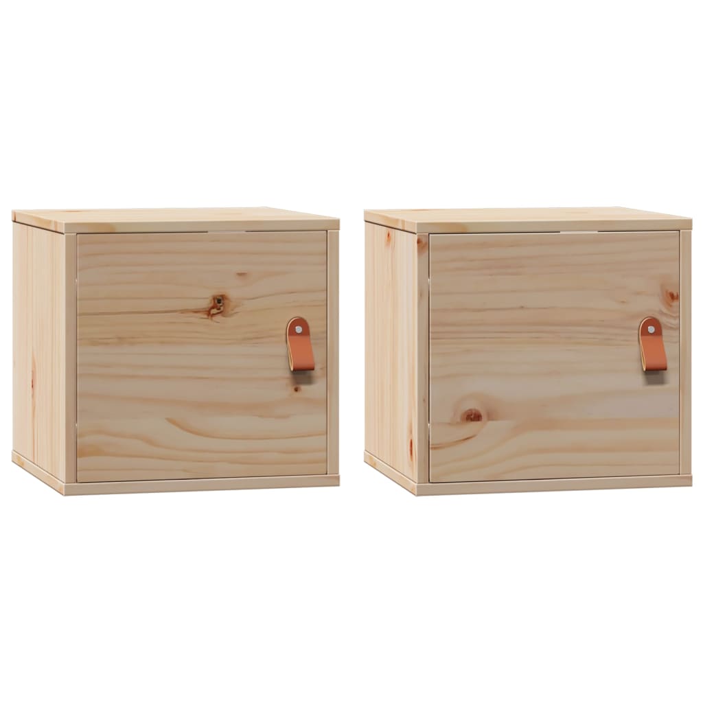Pensili 2pz 31,5x30x30 cm in Legno Massello di Pino