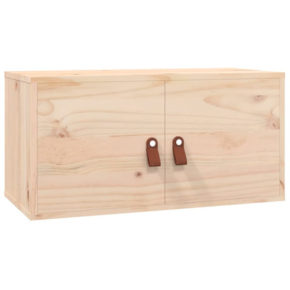 Pensili Grigi 2 pz 60x30x30 cm in Legno Massello di Pino