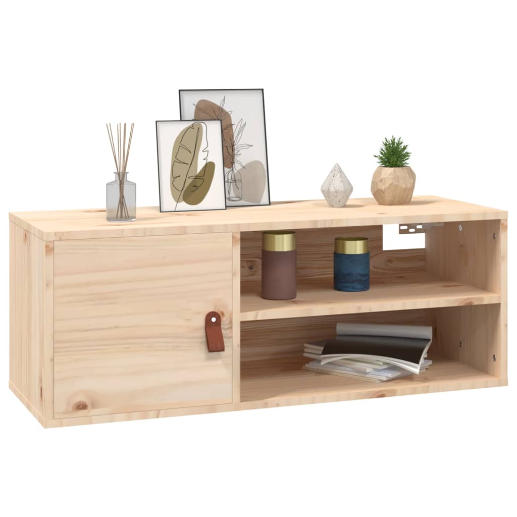 Pensili 2 pz 80x30x30 cm in Legno Massello di Pino