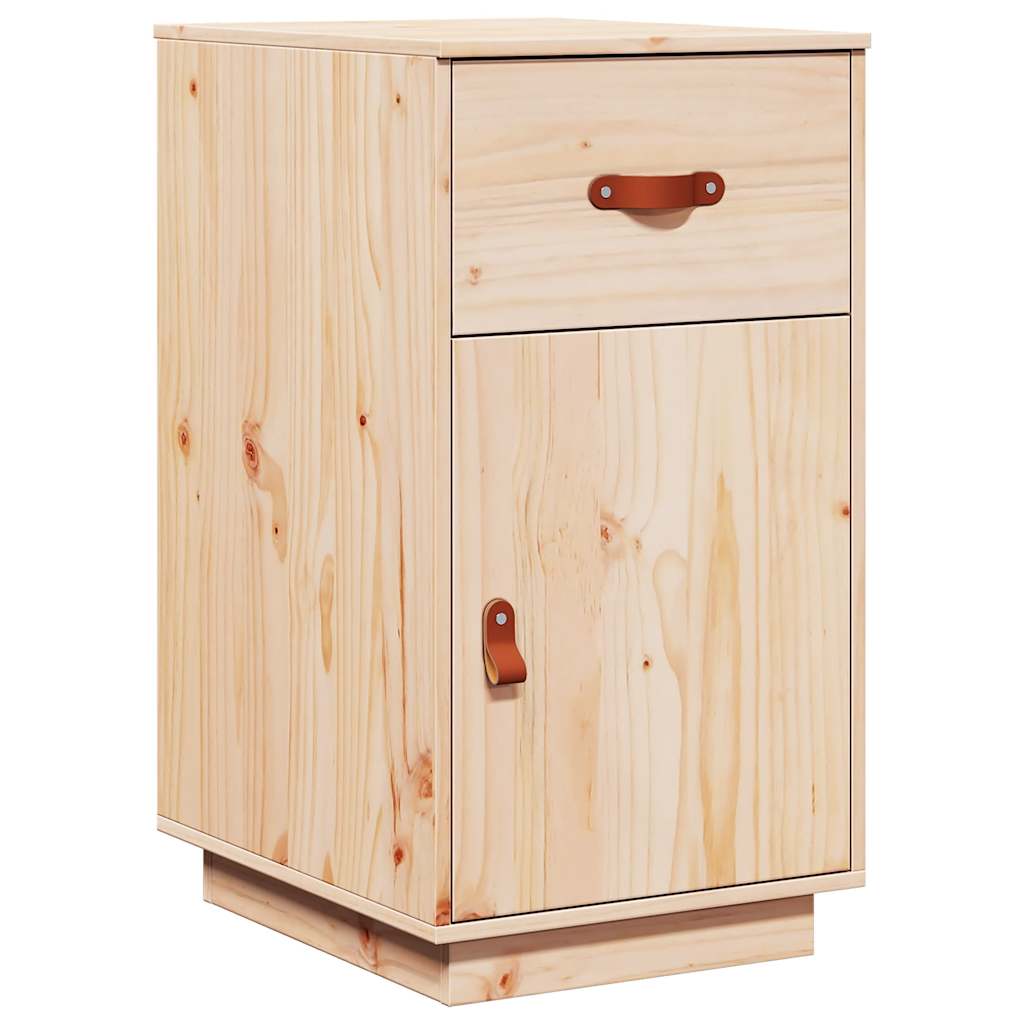 Armadietto da Scrivania 40x50x75 cm in Legno Massello di Pino