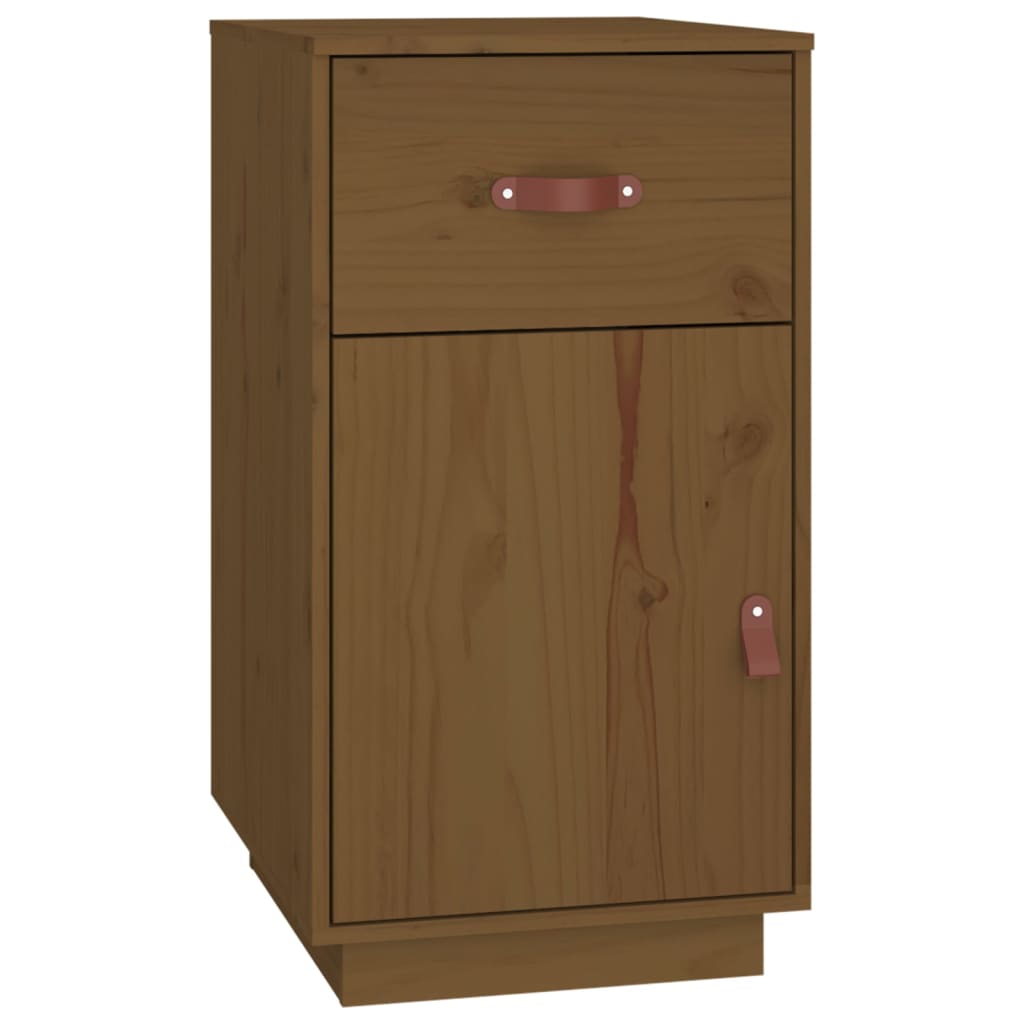 Armadietto da Scrivania Ambra 40x50x75cm in Legno Massello Pino