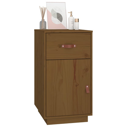 Armadietto da Scrivania Ambra 40x50x75cm in Legno Massello Pino