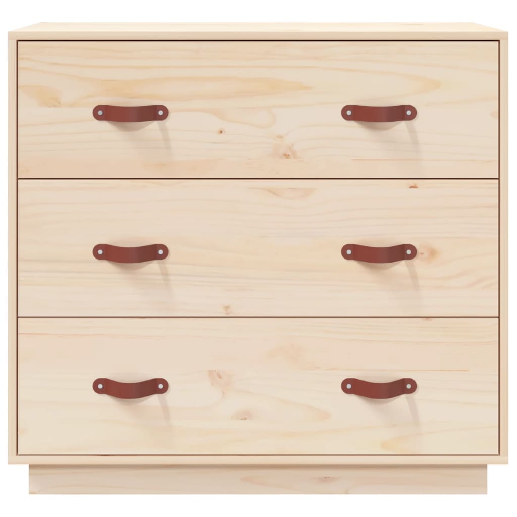 Credenza 80x40x75 cm in Legno Massello di Pino